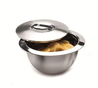 Weis 24037 - Cuenco térmico de acero inoxidable con tapa (37,5 cm, 7 L)