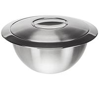 Weis Bol térmico con Tapa de diámetro Interior de 20 cm, Acero Inoxidable, Plata, diámetro Exterior de 25 x 25 x 13 cm, Volumen de 1,8 litros.