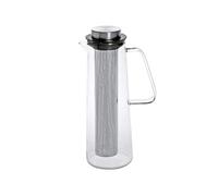 Weis - Jarra de vidrio boroscilicato filtro largo de acero inoxidable 1L - WEIS