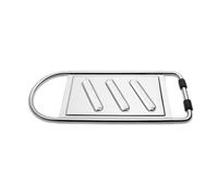 Weis Rallador de cocina premium - 3 compartimentos con cuchillas aplicadas
