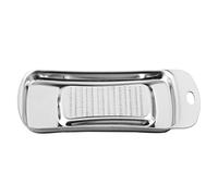 Weis Rallador de Jengibre de Acero Inoxidable, Plateado, 14 x 7,2 x 2 cm