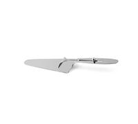 Weis Servidor para tarta con perno de empuje, acero inoxidable, plata, 24 x 7 x 4 cm