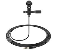 weishan Micrófono multimedia Mod para GoPro HERO11 10 9 cámara de acción negra, micrófono videómico Lavalier de solapa compatible con GoPro Pro 3.5 mm adaptador de micrófono para vlogging, 5 pies