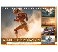Weisheit und Motivation - Inspiration voller Sinn und Stärke (Tischkalender 2026 DIN A5 quer), CALVENDO Monatskalender: Inspirierende Gedanken und Sprüche für jeden Monat