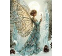 WEISHIWE Hada mariposa Pintar por Numeros Adultos, 80x100cm w-382