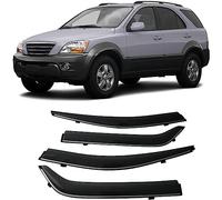 WEISLA Coche Deflectores de Viento para Ventanas traseras, Deflectores de Aire para Kia Sorento 2003 2004 2005 2006 2007 2008, Laterales Ventanas Cortavientos