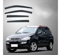 WEISLA Derivabrisas para SsangYong Kyron 2005-2014, Visera Ventana Protector Lluvia Y Sol Cubierta Toldos Sombra Visera de Ventana