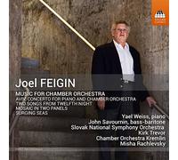Weiss,Yael/Savournin/Rachlevsky/Slovak National SO - Joel Feigin: Music for Chamber Orchestra