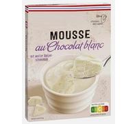 Weiße Mousse au Chocolat - Mousse au chocolat blanc - Pour délicieux gâteaux, pains et dessert maison pour des recettes gourmandes - Compatible avec oetker - 72 g