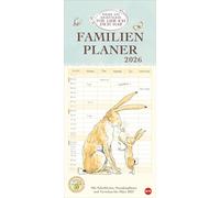 Weißt du eigentlich, wie lieb ich dich hab? Familienplaner 2026: Familienkalender mit 5 Spalten. Liebevoll illustrierter Familien-Wandkalender mit Schulferien und Stundenplänen.