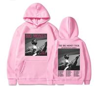 WEISSYO Sudaderas para Niños Moda Retro Sudadera Unisex Casual Pullover Streetwear Cantante Jon Batiste De Dos Caras Impresión Manga Larga Hombres Y Mujeres Cosplay-Pink||3X_l