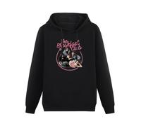 WEISULANG Breakfast Club 80S Airbrush Neon Hoody Sweatershirt Black XXL
