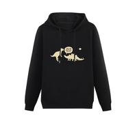 WEISULANG Firefly Serenity Mens Hoody - Curse Your Inevitable Betrayal Dinos Image Hoody Sweatershirt Black M