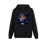 WEISULANG Men's Captain Beyond Music Band Rock Retro Men's Hoody Black 3XL