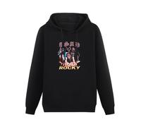 WEISULANG Rock ASAP Rocky Men Hoody Hip Hop Shirt Camisetas Hombre Streetwear Cotton Long Sleeve Hoodie Black M