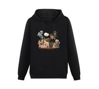 WEISULANG The Binding of Isaac Hooded The Binding of Isaac Hoody Men Cotton Tshirt Hip Hop Hoodies Harajuku Streetwear Black M