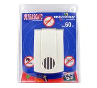 Weitech Ultrasonidos Ahuyentador 60 Qm - Contra Arañas Pulgas Insectos Ratones