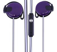 WEITING Auriculares con clip para el oído con cable - Auriculares Fitness con gancho para la 3,5 mm, compatibles con teléfonos móviles para mujeres y hombres que corren, senderismo, ejercicio