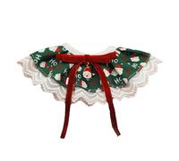weiting Baberos navideños para Perros,Bandanas navideñas para Perros | Baberos para de Navidad y Ajustables Bandanas para | Lindo Encaje Transpirable Bufanda para Mascotas Accesorios