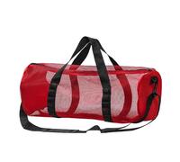 weiting Bolsa de malla de deporte, bolsa de buceo de malla, bolsa cilíndrica para equipo de buceo, bolsa de viaje de malla plegable para playa, natación, equipo deportivo grande, bolsa de malla para