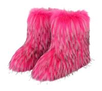 WEITING Botas de Nieve para Mujer - Botas a Media Pantorrilla Zapatos Planos al Aire Libre,Botines Forrados de Piel cómodos y esponjosos, Regalo para Novia, Madre, Esposa