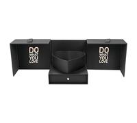 weiting Cajas de San Valentín para niñas,Caja de San Valentín - Caja de San Valentín Pareja - Caja de flores con cajón y cajas de papel con cinta satinada para el Día de la Madre, San Valentín