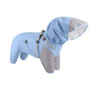 weiting Chubasquero para perros | Poncho de lluvia para cachorros con capucha y ajuste ajustable, ropa de lluvia reflectante ajustable con capucha para perros en tallas M a XL, así como cachorros para