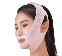 weiting Correa de barbilla doble para estiramiento facial, correa de estiramiento facial, dispositivo de estiramiento facial transpirable, dispositivo de estiramiento facial, dispositivo cómodo para