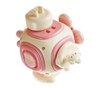 WEITING Cubo de Actividades | Cubo de Aprendizaje de 6 Caras | Diseño de Conejito para Estimulación Sensorial Preescolar | para Niños, Educación Temprana, Preescolar, Juego en Familia, Viaje, Suelo,