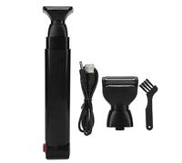 weiting Depilación de espalda y afeitadora corporal | Afeitadora y recortadora eléctrica para depilación de espalda,Afeitadora plegable para hombre con mango ergonómico, regalo de cumpleaños