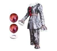 weiting Disfraz De penny-wise Para Adultos, Disfraz De Aterrador De Halloween, Disfraz De penny-wise, Disfraz De De Halloween, Juego De Rol Y Cosplay De Carnaval