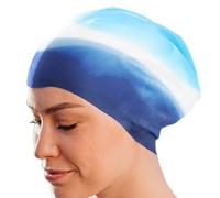 weiting Gorros de Natación para Mujer | Tallas Grandes para Trenzas Y Rastas - Accesorios Deportivos Antideslizantes para Playa y Piscina