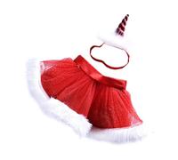 weiting Juego de tutú para niños pequeños - Faldas tutú de Navidad con diadema, juego de falda tutú para bebés de 1 a 3 años, Tamaño pequeño., Small size