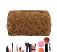 weiting Plush Bolsas de Maquillaje, Linda Bolsa de tocador - Bolsía de tocador de Maquillaje de Maquillaje de Almacenamiento de la Bolsa de Viaje | Titular del Organizador cosmético, Herramientas de