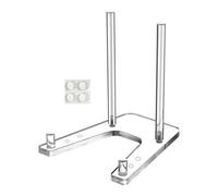 weiting Soporte Para Platos Decorativos | Soporte Para Libros Acrílico - Expositor Ajustable para Estantería Móvil Álbum Tableta Obras Arte Postal