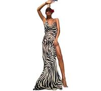 WEITING Vestido de Playa Sexy Spaghetti Strap Vestidos Estampados para Mujer 2022 Vestido Largo de Verano para Mujer Y2K Holiday Party Club Party Sundress-Vestido de Mujer 21,S
