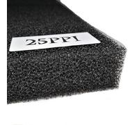 WEITINGKKK Acuario Almohadilla de Filtro de Medios, Esponja de algodón Negra for Filtro de Acuario, Varios tamaños(25ppi,50cmx50cmx4cm)