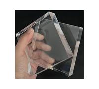 WEITINGKKK Bloque Expositor acrílico, Paquete de 2 láminas acrílicas exhibición en Varios tamaños (2 mm)(21Cm*29.7Cm)