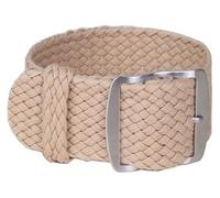 WEITINGKKK Correa reloj hombre Correa reloj Loop, Correa de nailon tejida for reloj, repuesto de correa de reloj, hebilla negra y plateada, 16mm, 18mm, 20mm, 22mm(Khaki,16mm)