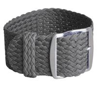 WEITINGKKK Correa reloj hombre Correa reloj Loop, Correa de nailon tejida for reloj, repuesto de correa de reloj, hebilla negra y plateada, 16mm, 18mm, 20mm, 22mm(Grey,16mm)