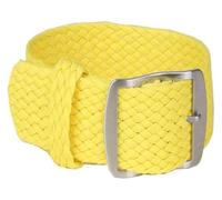 WEITINGKKK Correa reloj hombre Correa reloj Loop, Correa de nailon tejida for reloj, repuesto de correa de reloj, hebilla negra y plateada, 16mm, 18mm, 20mm, 22mm(Yellow,14mm)