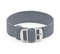 WEITINGKKK Correa reloj hombre Correa reloj Loop, Correa de reloj tejida de nailon de 20mm for hombre y mujer, repuesto de reloj deportivo, correa de tela Universal, correa de reloj de nailon(Grey)