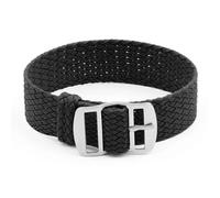 WEITINGKKK Correa reloj hombre Correa reloj Loop, Correa de reloj tejida de nailon de 20mm for hombre y mujer, repuesto de reloj deportivo, correa de tela Universal, correa de reloj de nailon(Black)