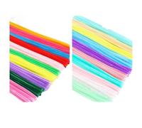WEITINGKKK Palitos de limpieza para manualidades, Limpiadores de tuberías con tallos chenilla, paquete multicolor 8mm 500/1000 Uds for actividades escolares principiantes(1000pcs,Mixed-B)