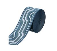 WEITINGKKK Ribete de cinta jacquard, Cinta Jacquard de 9 cm de ancho y 25 metros de poliéster multicolor(9r25-2)