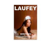 WeiTol Laufey - Póster de portada de álbum de música embrujada, póster decorativo en lienzo, póster de pared e imagen artística, póster moderno para decoración de dormitorio familiar, 12 x 18 pulgadas