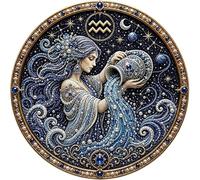 WEIWOGU Kit de arte de perlas de 12 signos del zodíaco, pintura (#I)