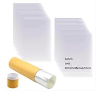 WEIWUXIAN 20 Paquetes 30,5x 61x0,15mm Hojas en Blanco de Mylar, 7mil Plantillas Hoja Transparente Mylar, Plantilla PET Cortar Plantillas de Bricolaje, Utilice Máquinas Compatibles con Cricut