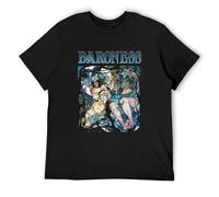 Weixiu Baroness Blue Record T-Shirt Short Sleeve T-Shirt WhiteL