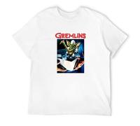 Weixiu Gremlins T Shirt Vintage Retro Cult Film Fandom Birthday Present Gizmo 1980S T-Shirt WhiteL